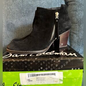 Sam Edelman Black Ankle Booties with Zipper